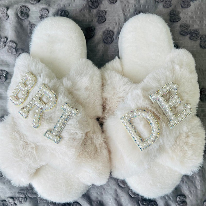 Puchate kapcie dla Panny Młodej Ara-lauranapl.com